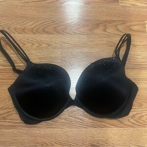 Victoria's Secret Black Bra with Sparkle Detail